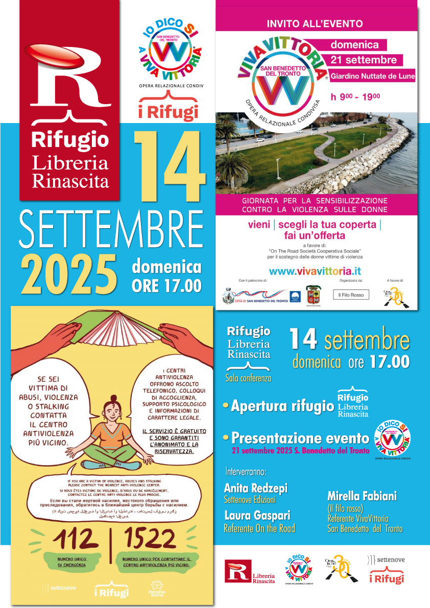 <h3>RINASCITA &egrave; un RIFUGIO: iniziativa contro la violenza di genere</h3>
