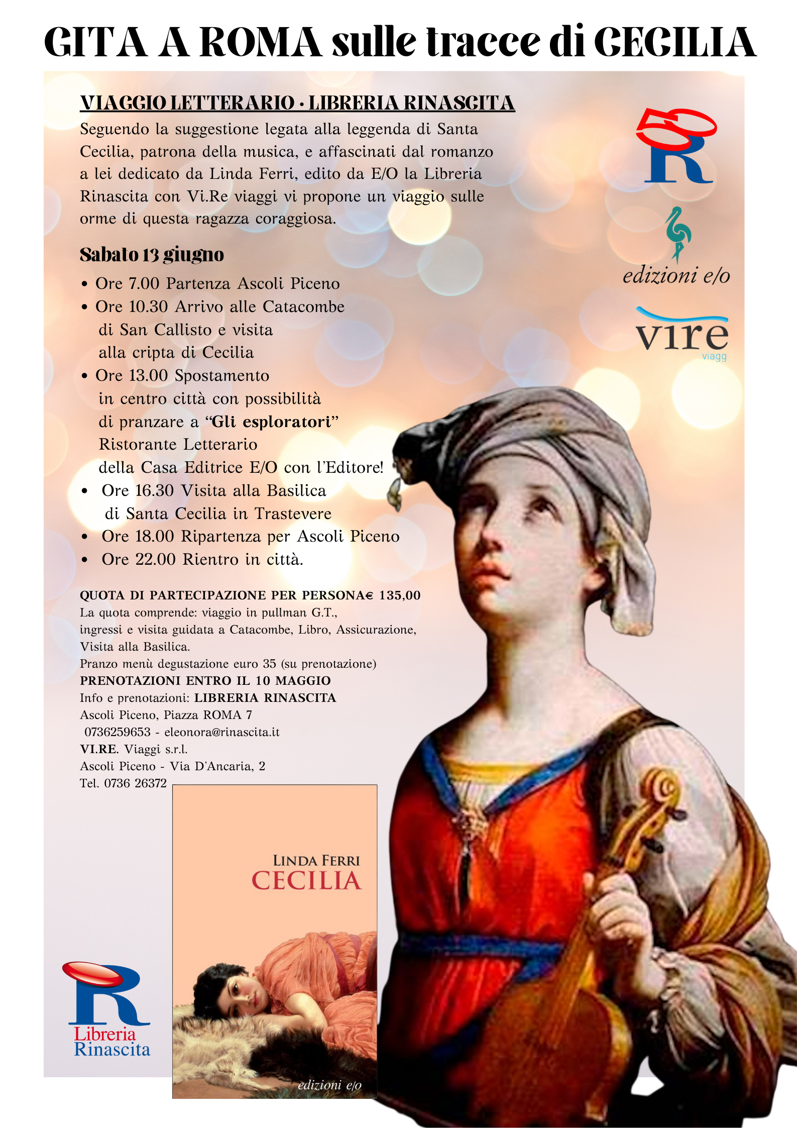 <h3>Gita a ROMA sulle orme di CECILIA</h3>