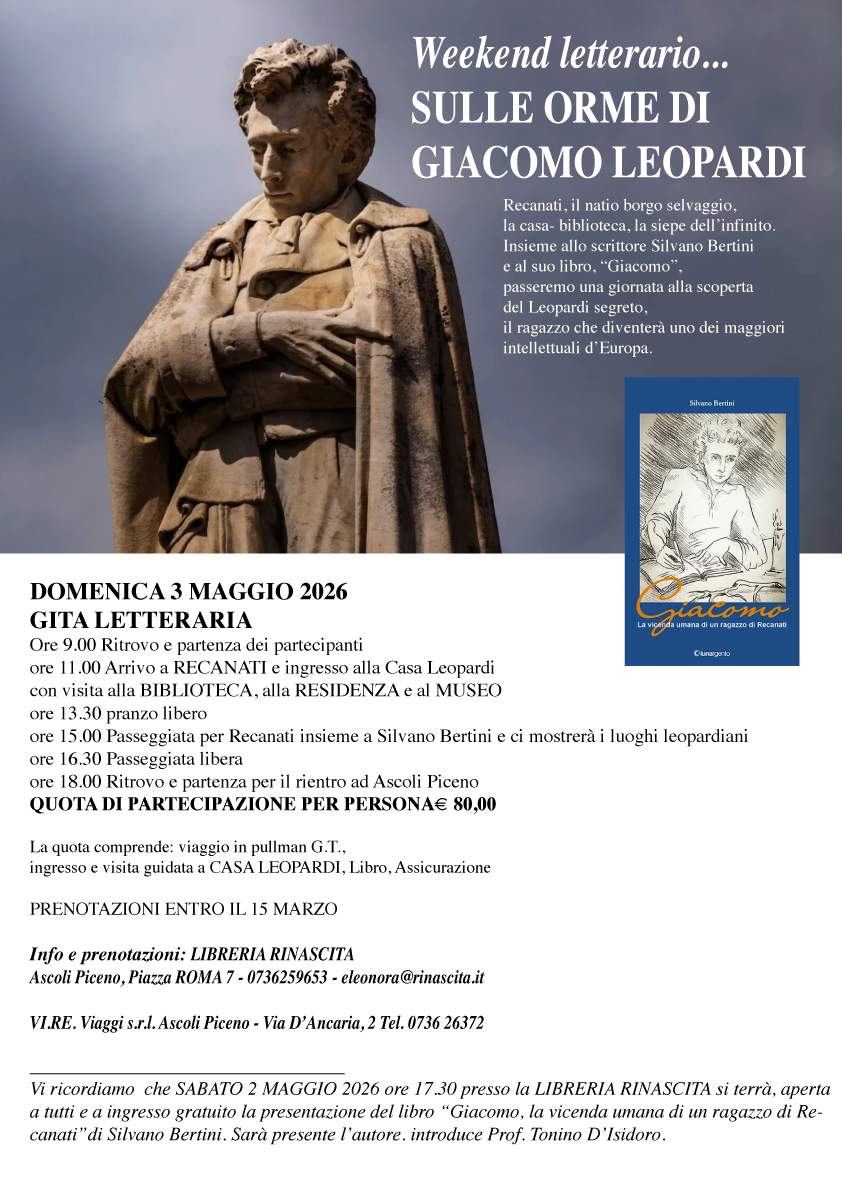 Gita: Sulle orme di Giacomo Leopardi